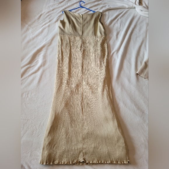 Champagne dress and jacket by Sunny Choi - Picture 2 of 8